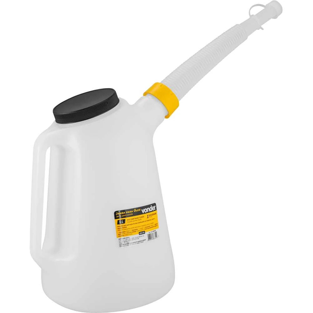 Jarra Para Óleo 5L Bico Sanfonado Vonder