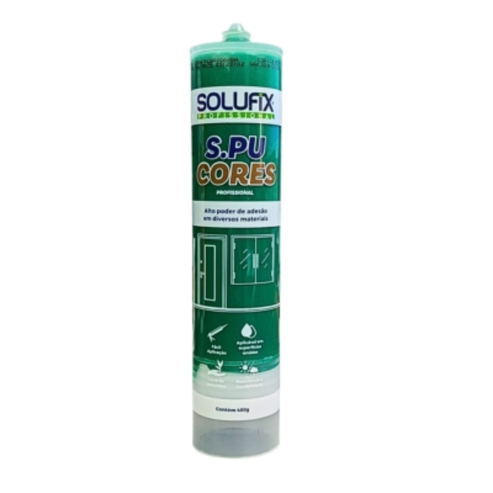 Pu Solufix Hibrido S.Pu 40r Verde 400gr