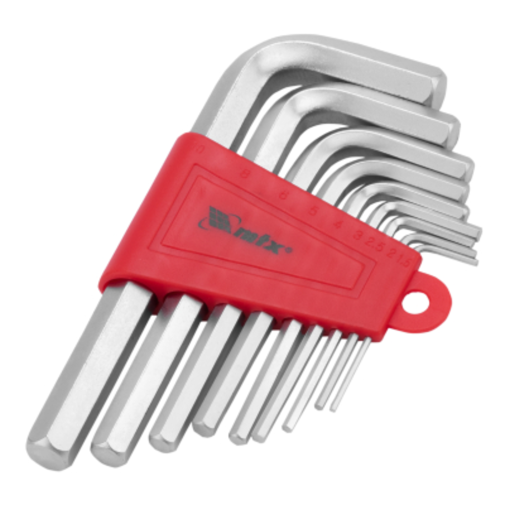 Jogo Allen 1,5 a 10mm 9 Peças MTX