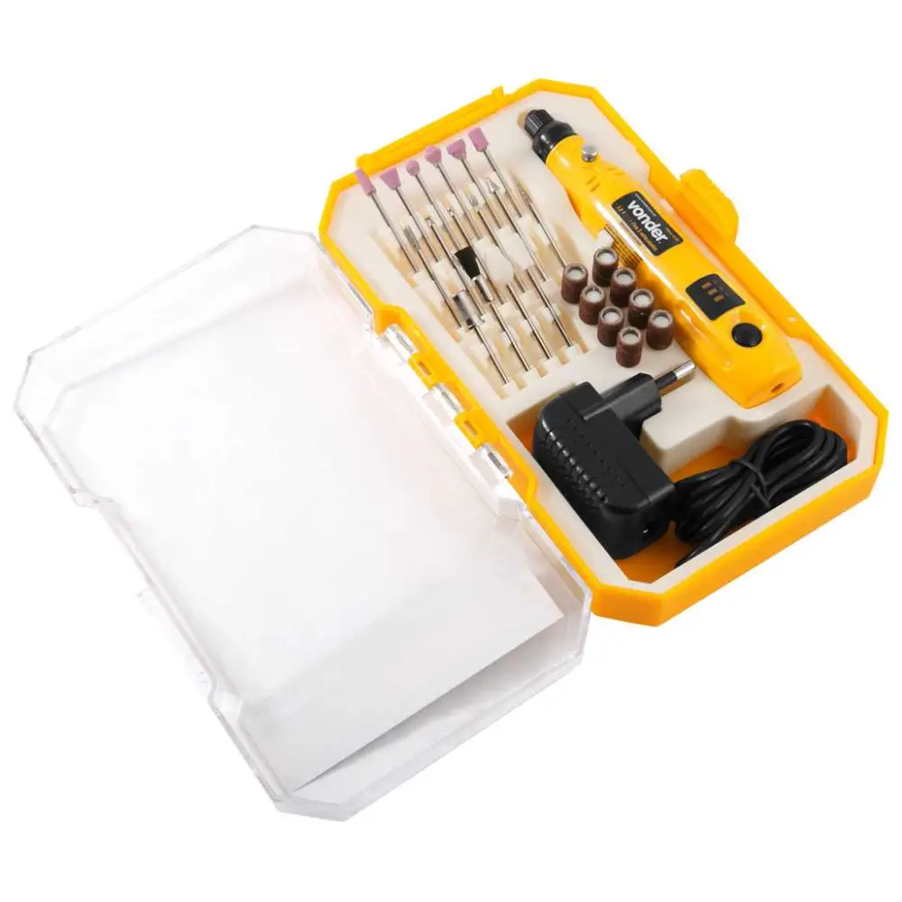 Microrretífica Bateria 3,6V com 24 Acessórios MBV036 Vonder