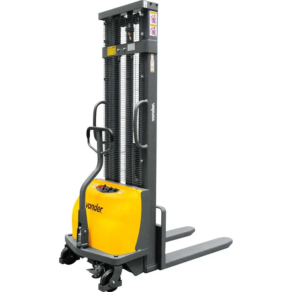 Empilhadeira Semielétrica ESV 1500 1,5T Elevação 3,5m Vonder Empilhadeira Semielétrica ESV 1500 1,5T Elevação 3,5m Vonder