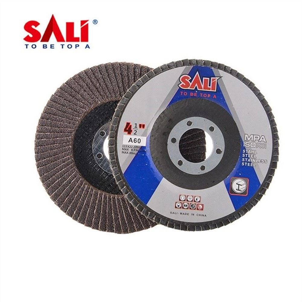 Disco Flap 115MM Fibra de Vidro Curvado Grão 40 Sali