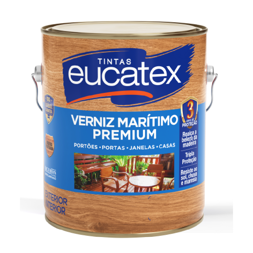 Verniz Marítimo Brilhante 3,6L Eucatex