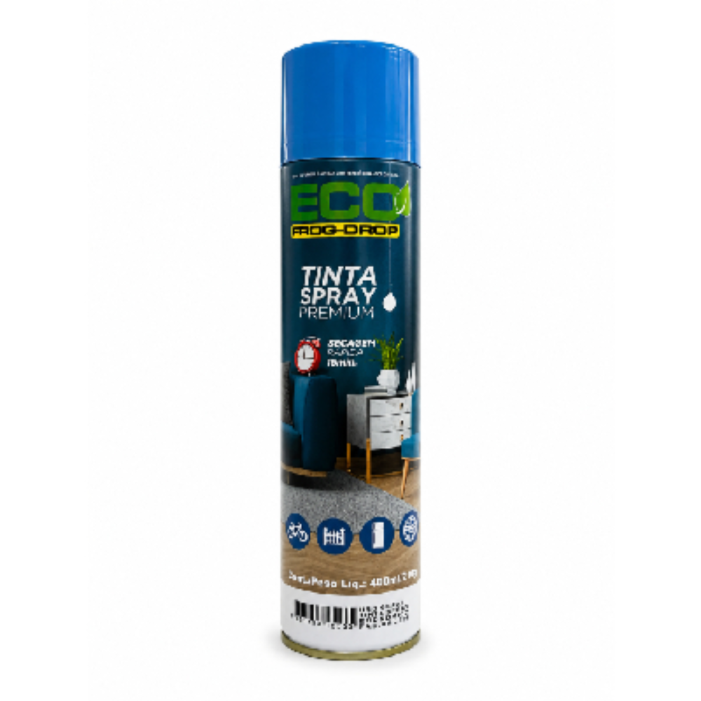 Tinta Spray Eco Premium Azul Claro 400ml