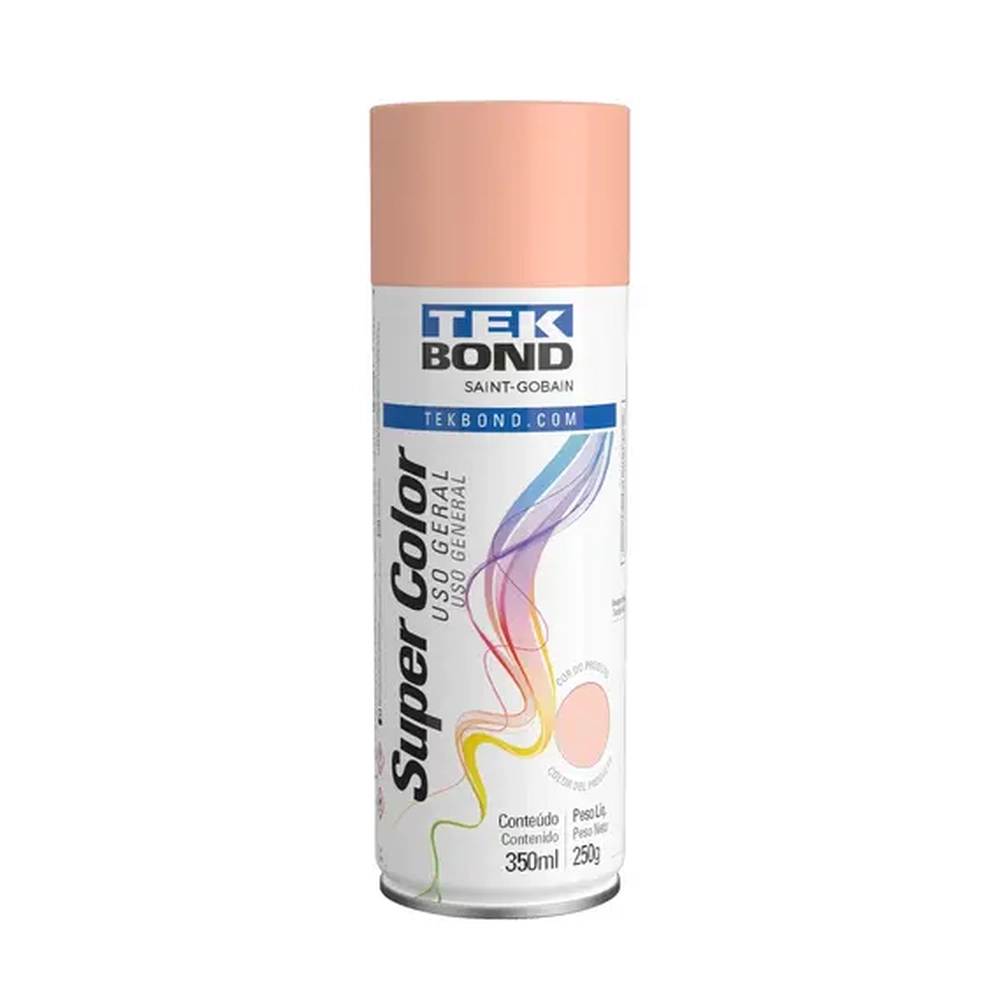 Tinta Spray Rosa Uso Geral 350ml Tekbond