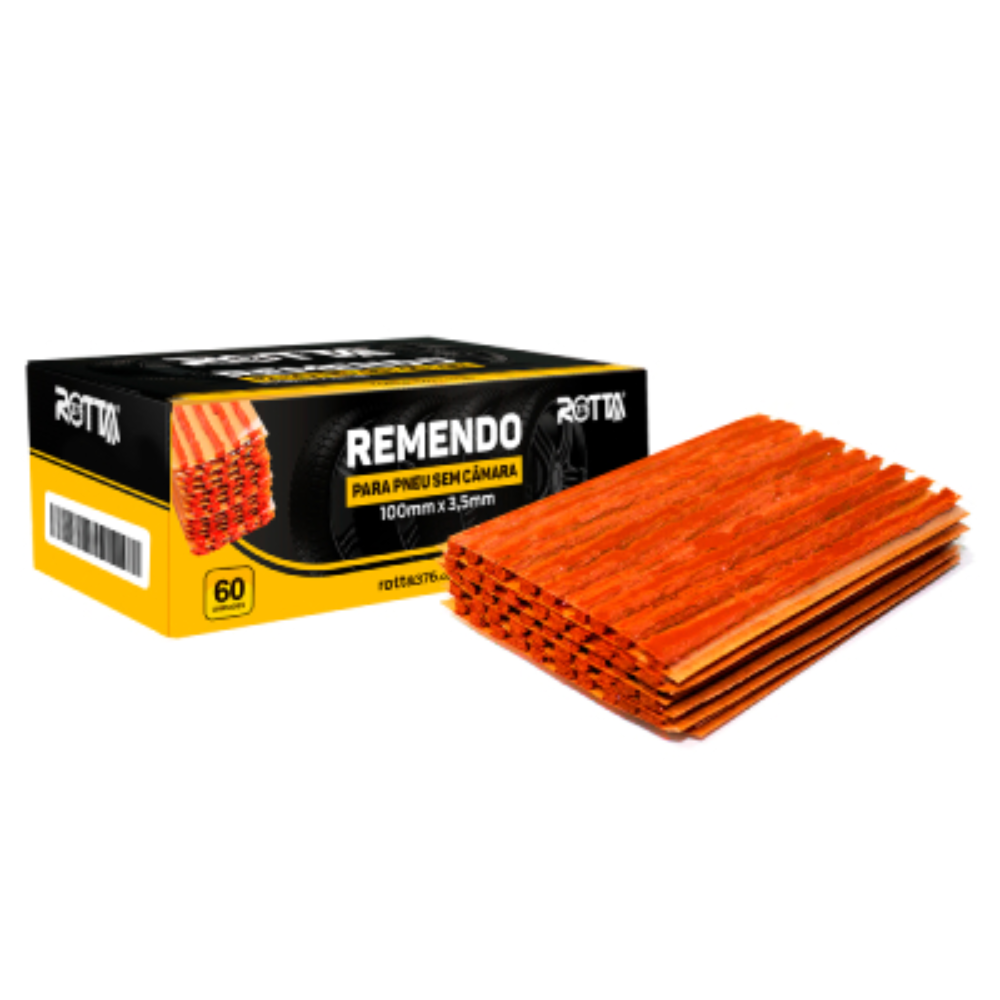 Refil para Remendo de Pneu Moto c/60 Un. Rotta 1516