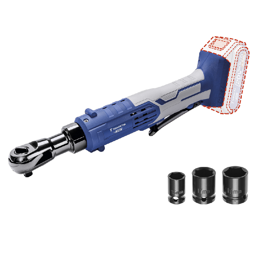 Chave Catraca Tramontina 3/8 20V Sem Bateria e Carregador