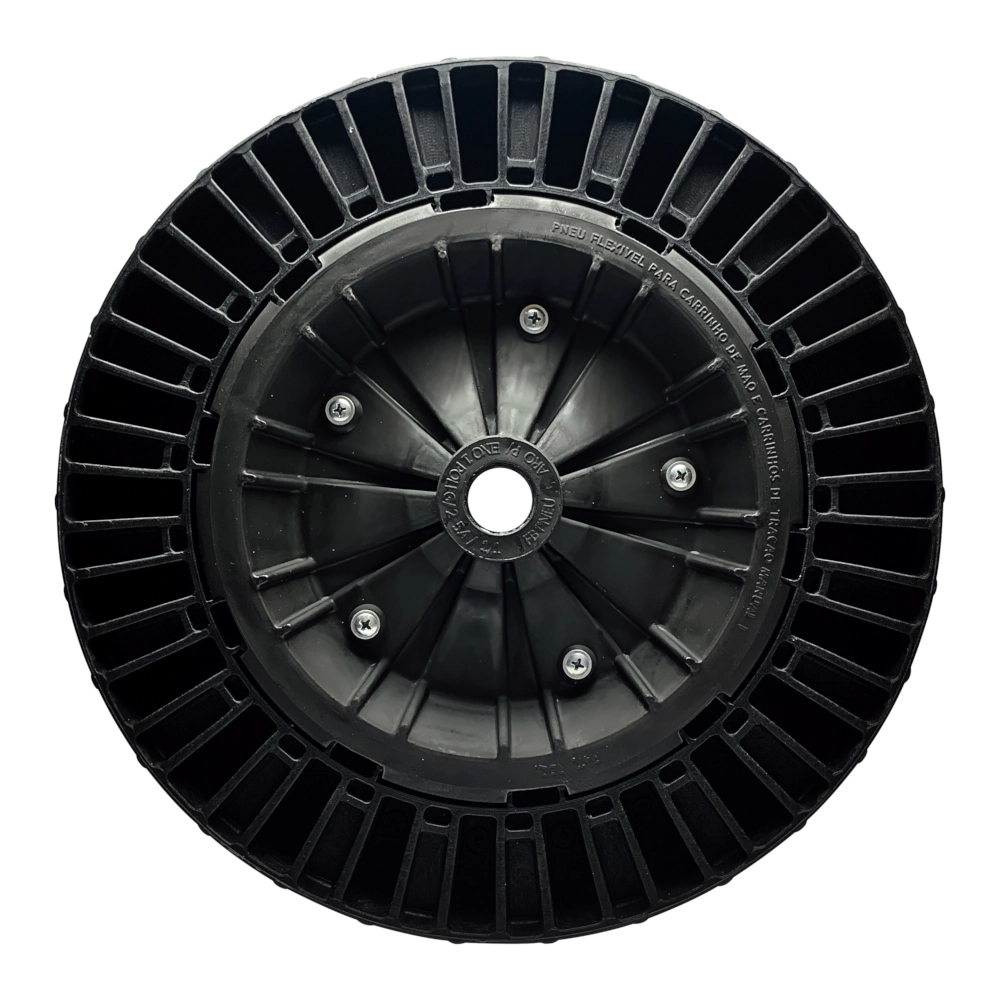 Roda Plana 335 Com 5 Eixos Flex Border FB Pneus