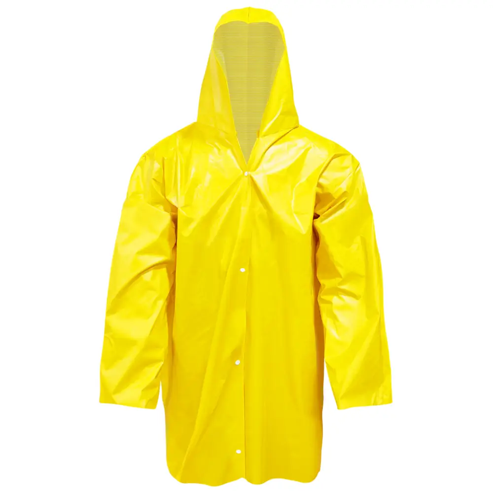 Capa de Chuva PVC Forrada Amarela GG Plastcor
