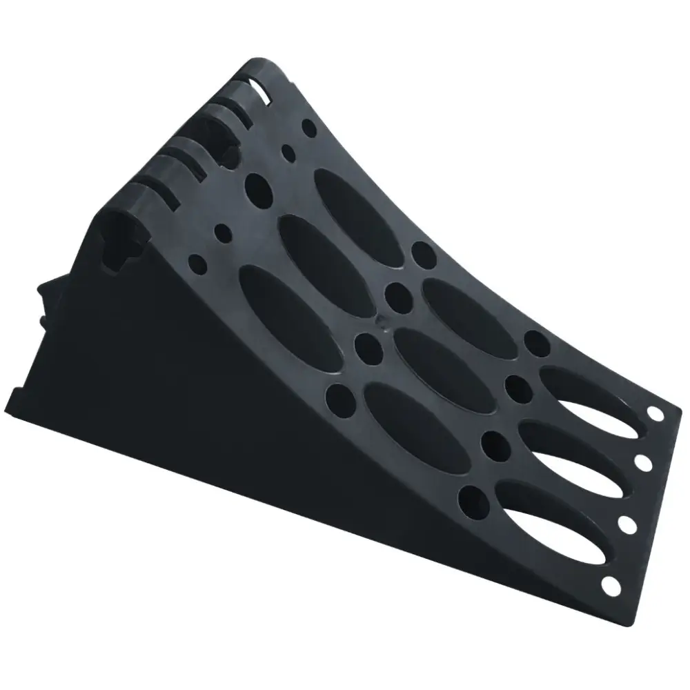 Calço de Roda em Polietileno Preto Plastcor