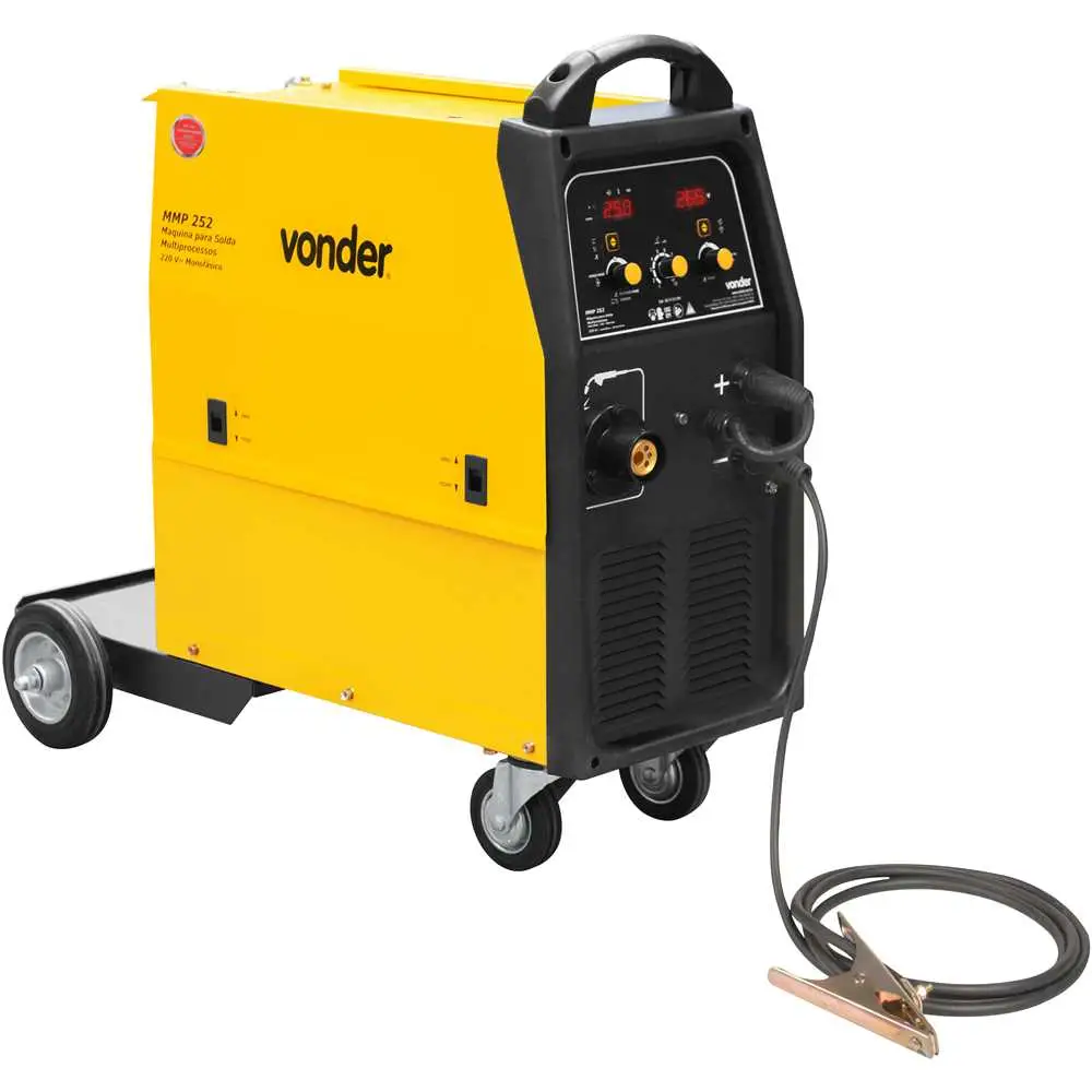 Máquina de Solda Multiprocesso MMP252 250A 220V Vonder Máquina de Solda Multiprocesso MMP252 250A 220V Vonder