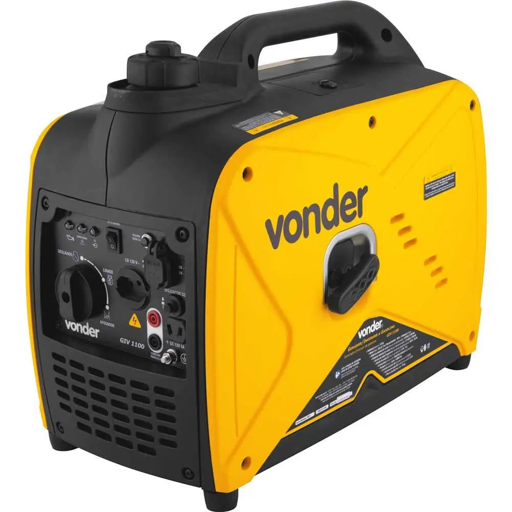 Gerador Inversor Gasolina 1100W 120V GIV 1100 Vonder
