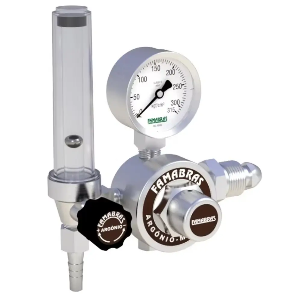 Regulador de Argônio RI 630B com Fluxômetro Famabras