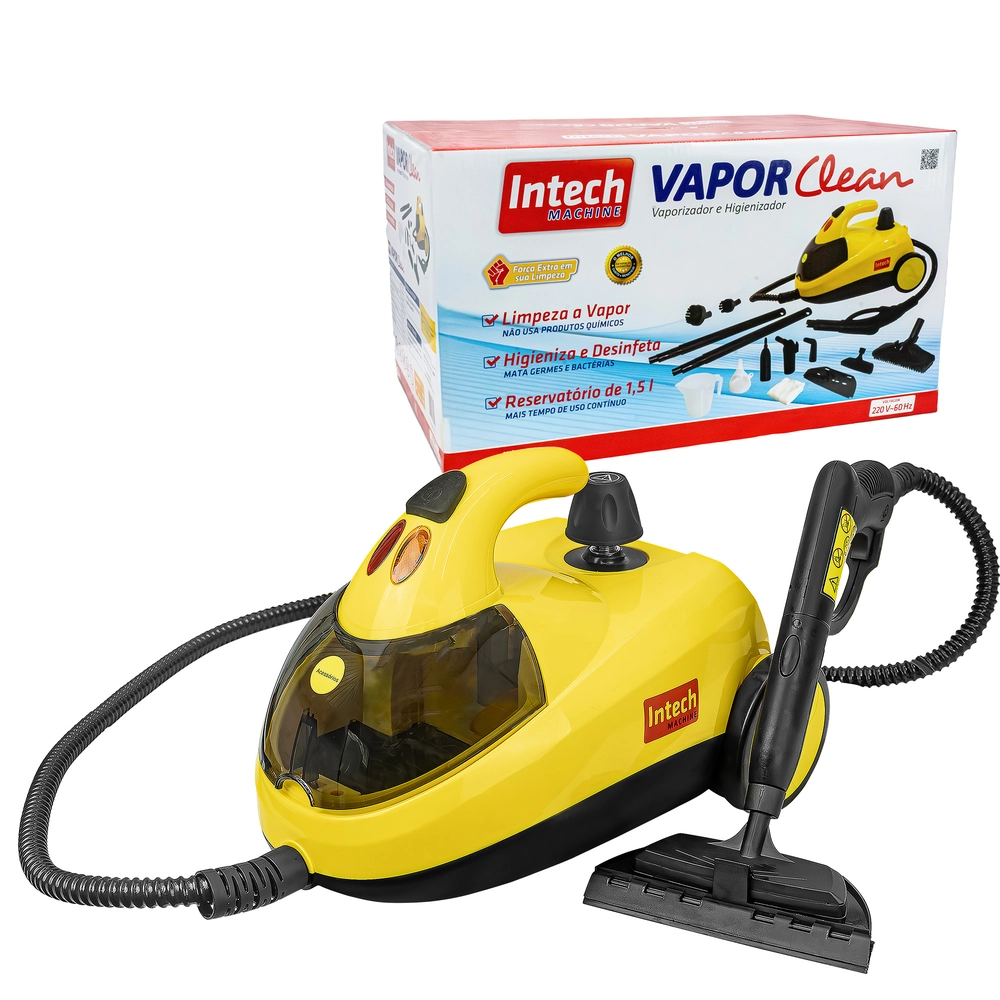 Higienizador de Limpeza Vapor Clean 127V 1,5L Intech