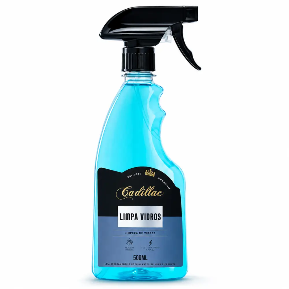 Limpa Vidros 500ml com Borrifador Cadillac