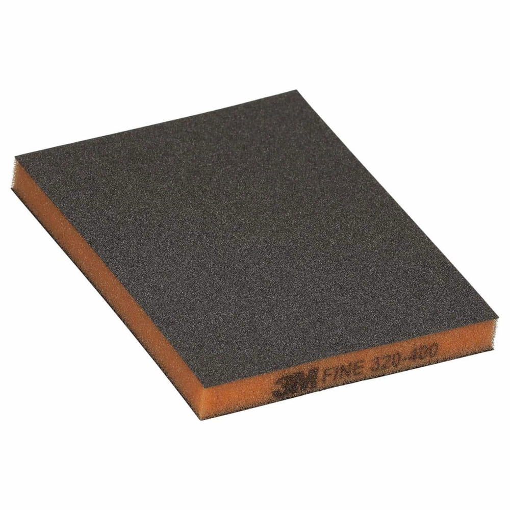 Esponja Abrasiva Dupla Face Grão 320-400 124X98mm 3M