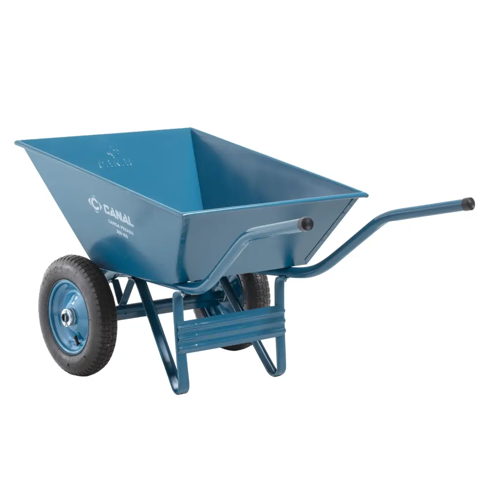 Carrinho de Mão Carga Pesada 300kg Azul CPA25 Canal