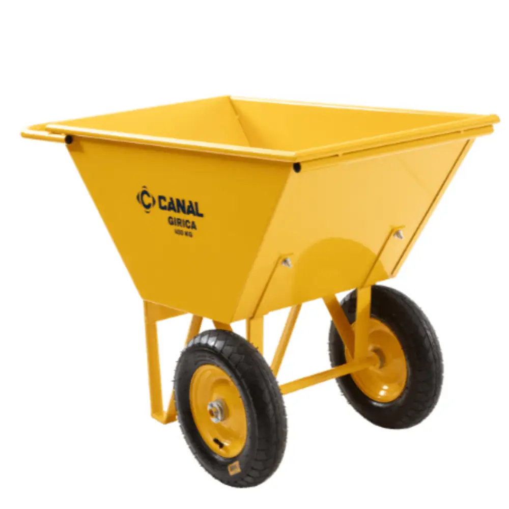Girica Reforçada 400kg 180L Amarela G4M50 Canal