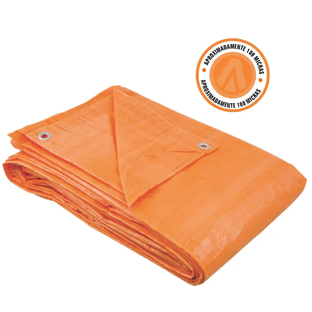 Lona Polietileno Laranja 8x5m 70g/m² A08035 Ajax