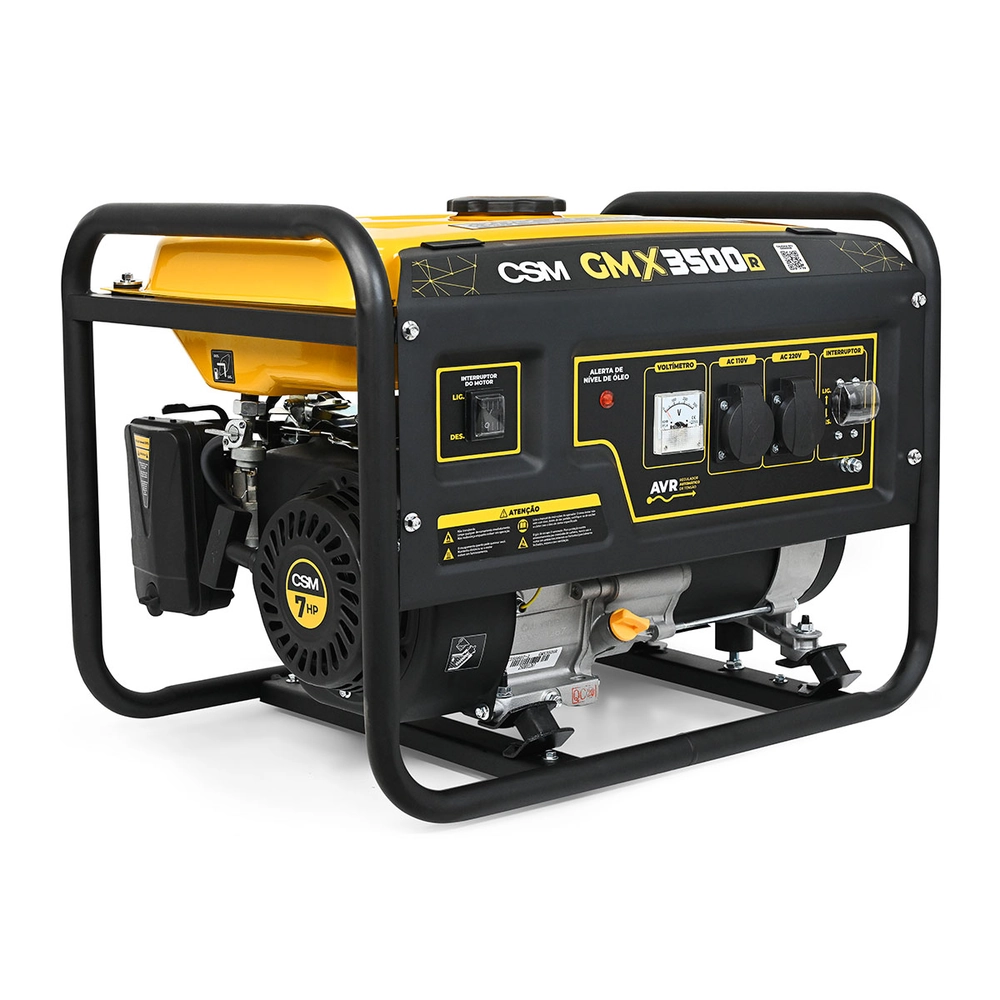 Gerador Gasolina 3,0kVA Bivolt GMX 3500R CSM