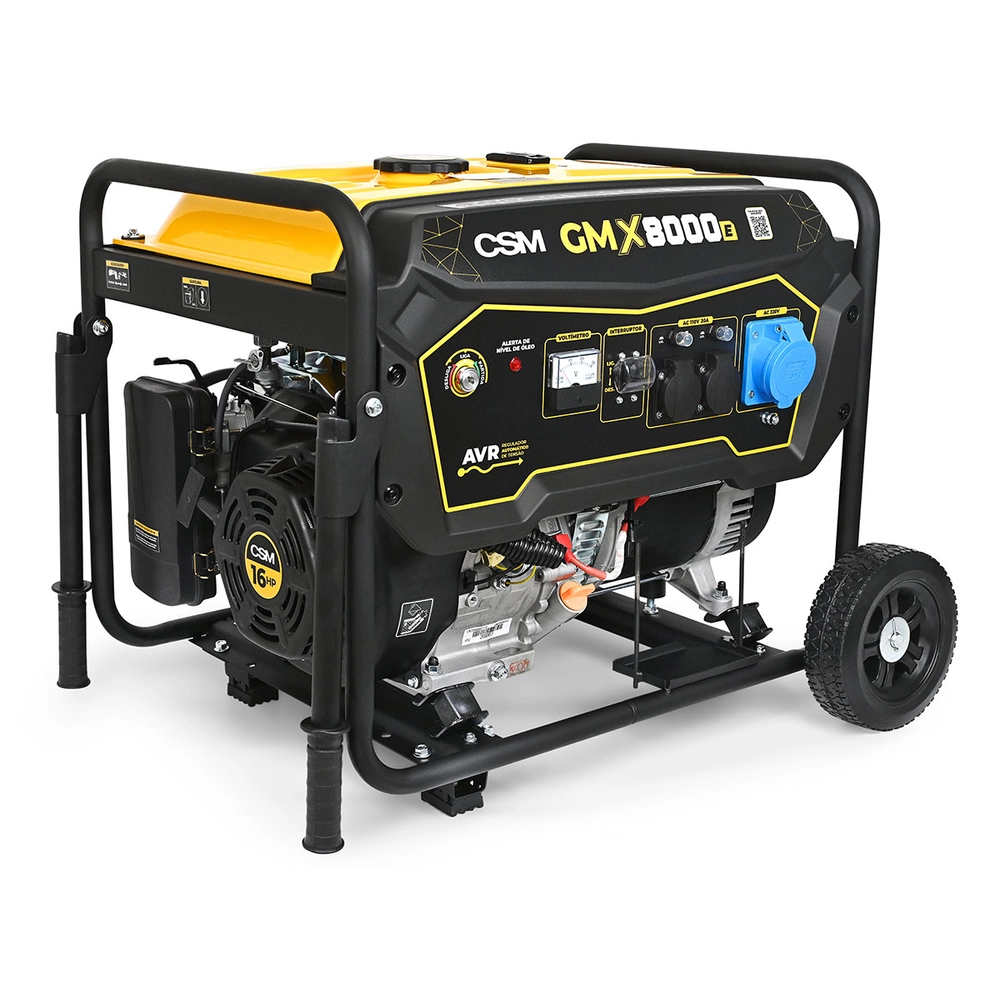 Gerador Gasolina 7,0kVA Bivolt GMX 8000E CSM