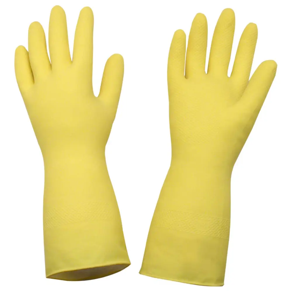 Luva de Látex Amarela Tam. P CA 13974 Carbografite