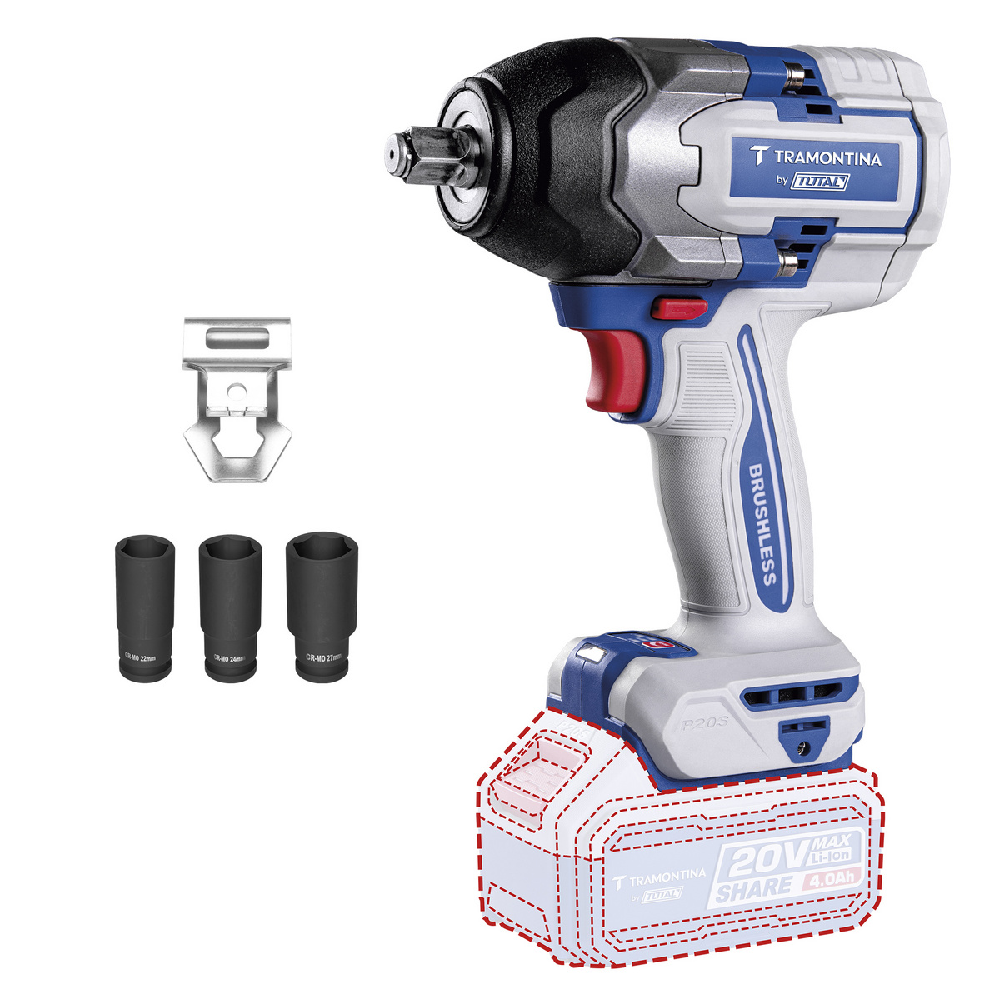 Chave Impacto Tramontina 1/2 20V Total 85KGF