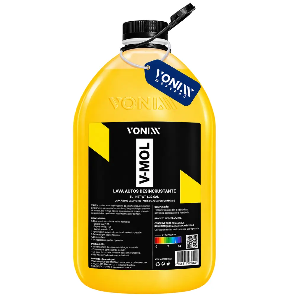 Lava Autos Desincrustante V-MOL 5L Vonixx