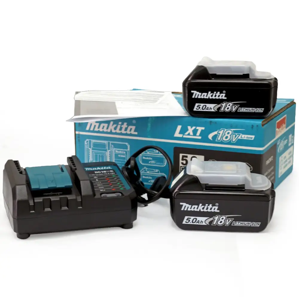 Kit Carregador DC18WC + 2 Baterias 5Ah 18V PSKDW T2 Makita