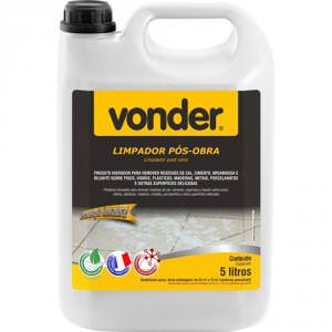 Limpador pós obra biodegradável 5 litros Vonder