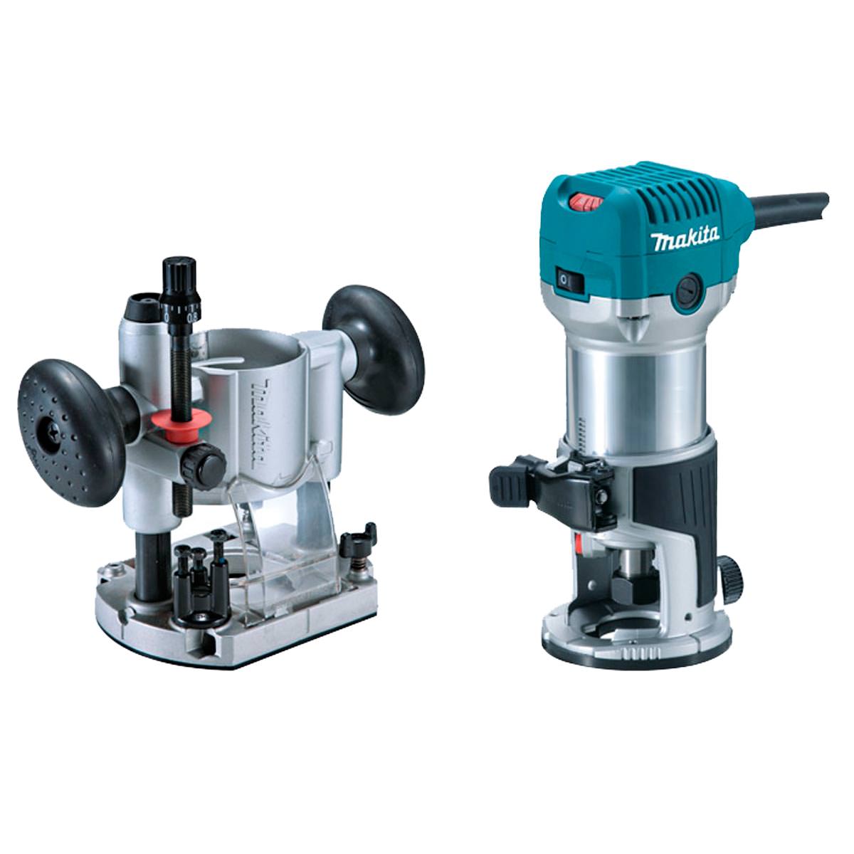 Tupia Manual com Kit 710W 30.000RPM RT0700CX3 Makita