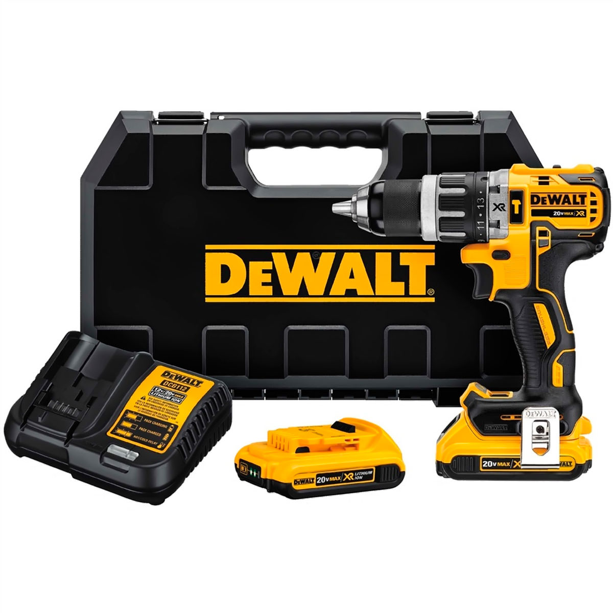 Furadeira e Parafusadeira de Impacto 1/2 Pol DCD796D2 Dewalt