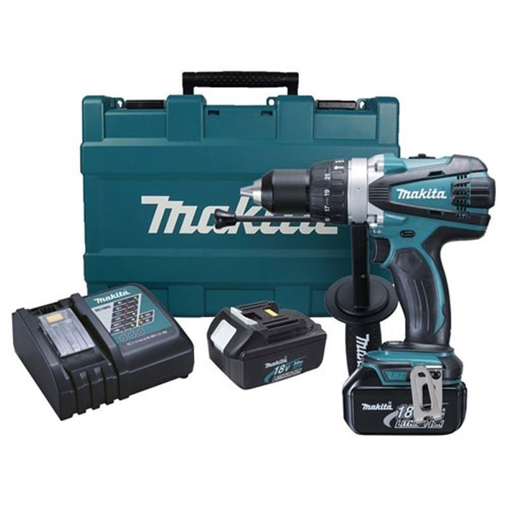 Parafusadeira e Furadeira de Impacto 18V DHP458RFE Makita