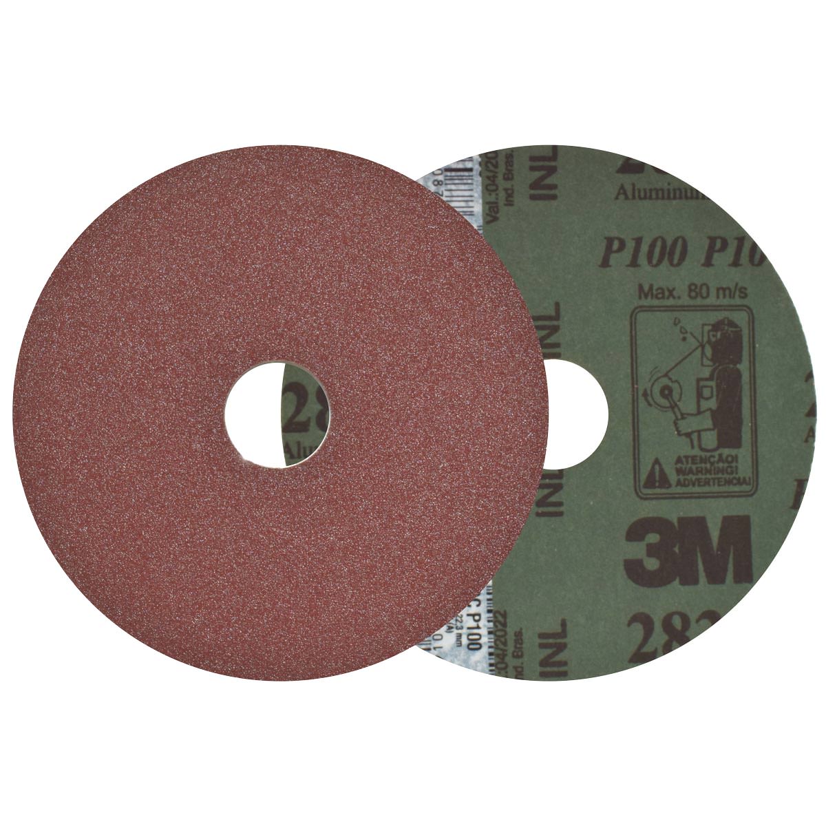 Disco de Lixa Fibra 178mm Gr080 283C 3M