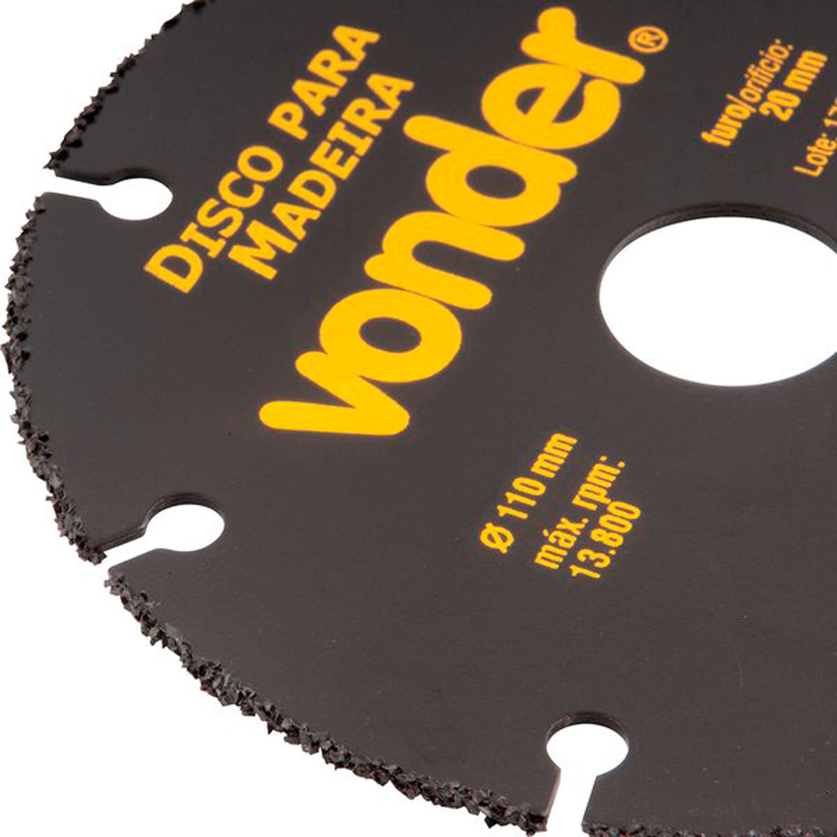 Disco de Corte para Madeira 110mm DMV110 Vonder