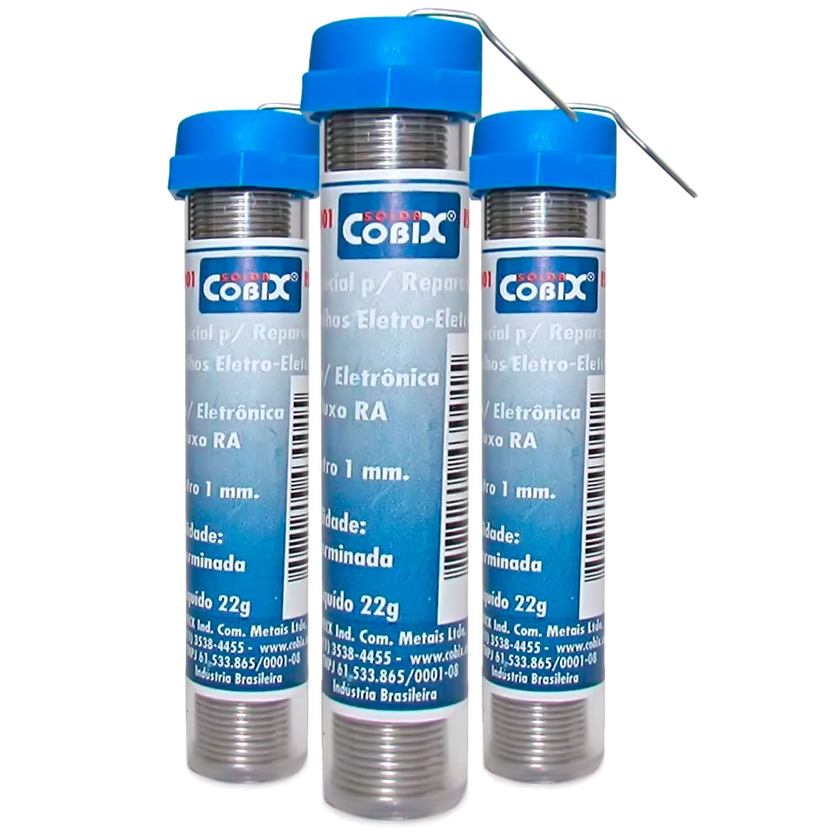Tubo de Estanho em Fio 22g 073-1200 Cobix