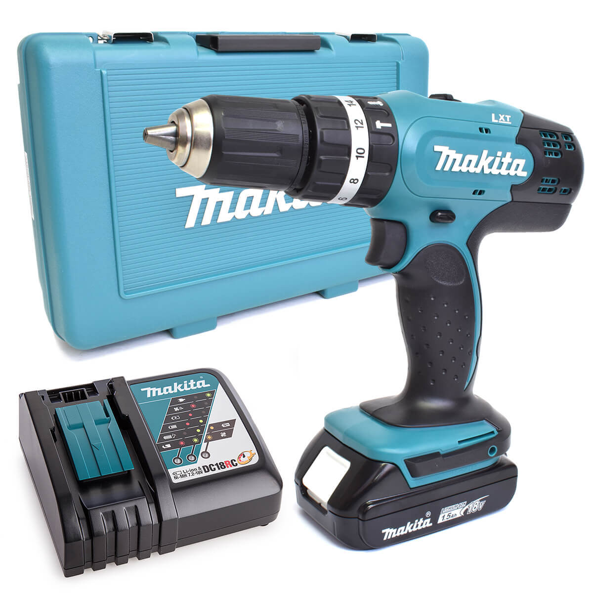 Furadeira e Parafusadeira a Bateria 18V Bivolt DHP453SYE Makita