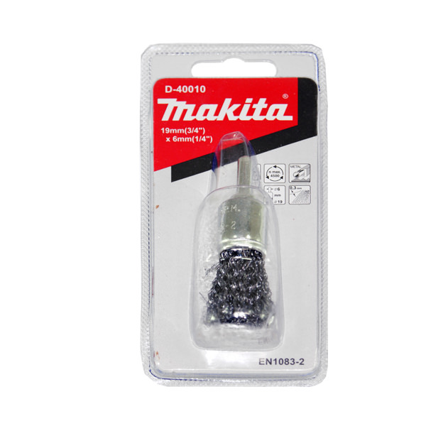 Escova de Aço Tipo Pincel 19mm Ondulada D-40010 - Makita