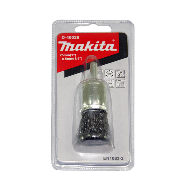 Escova de Aço Tipo Pincel 25mm Ondulada D-40026 - Makita