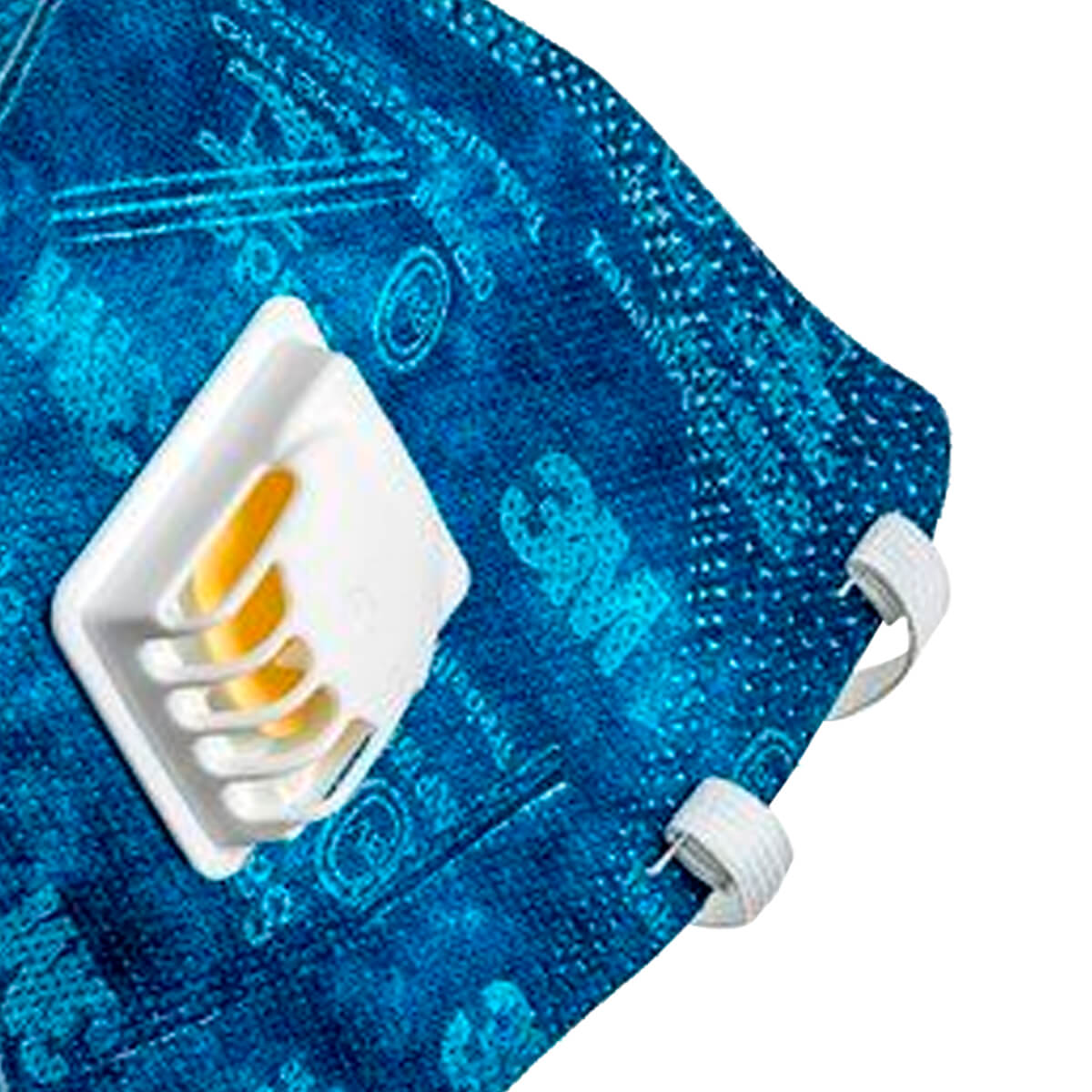 Máscara de Proteção Dobrável com Valvulas 9822 3m