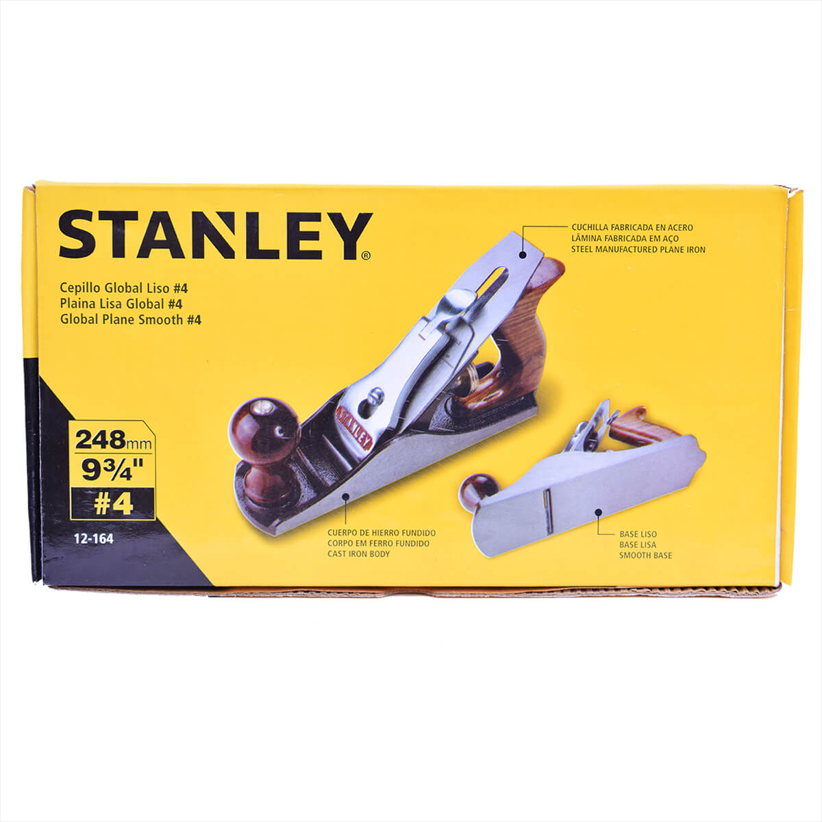 Plaina Global N4 Para acabamento 12-164 Liso Stanley