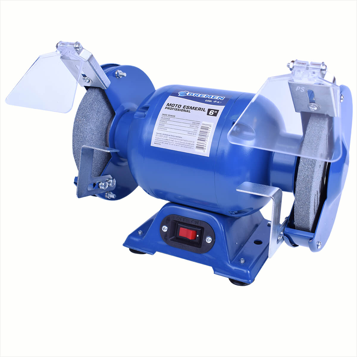 Moto Esmeril de Bancada Industrial 1/2 Cv 110/220v Thor