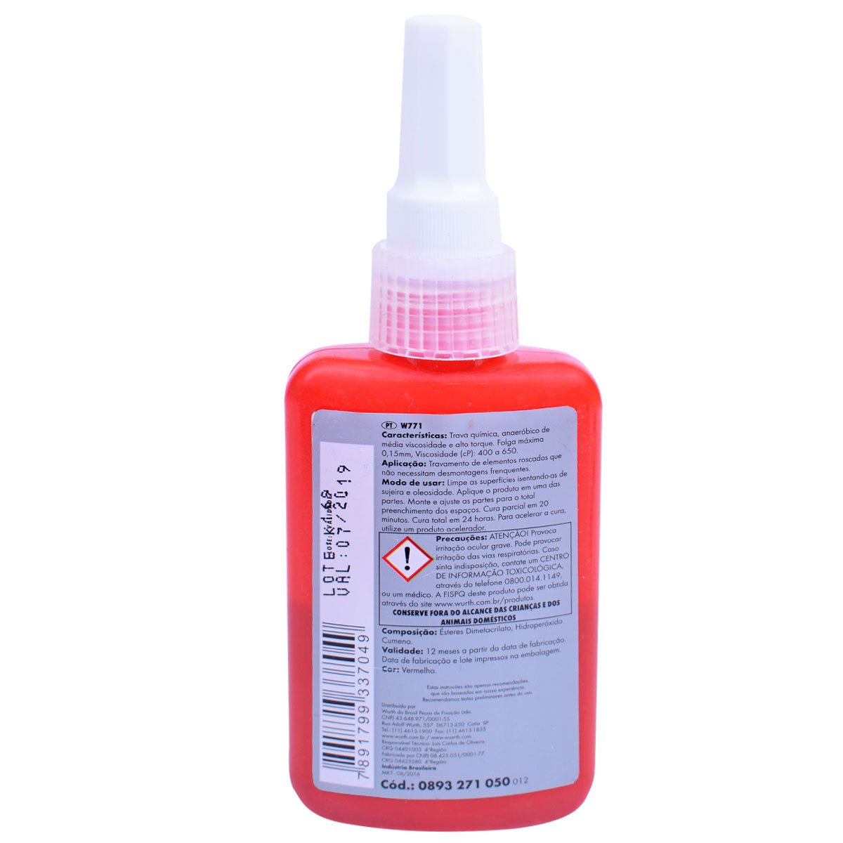 Trava Roscas Torque Alto W771 50gr Wurth
