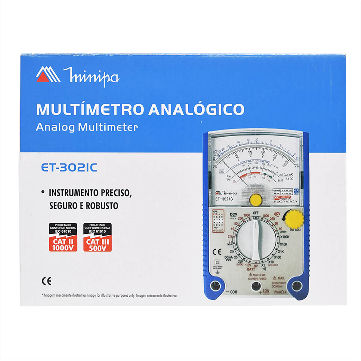 Multímetro Analógico Et-3021c Minipa