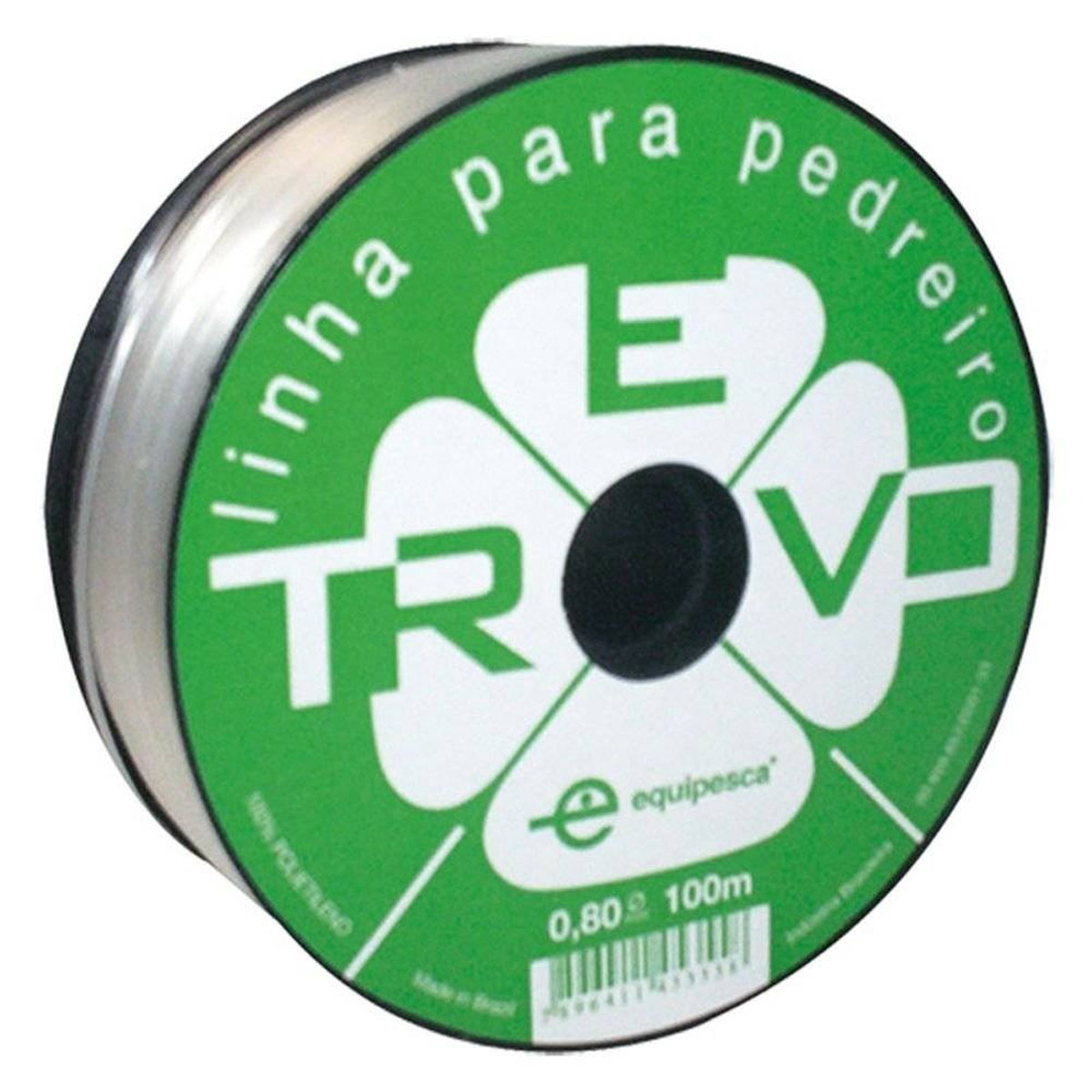 Linha para pedreiro Trevo Carretel 0,80mm 100 metros Equipesca