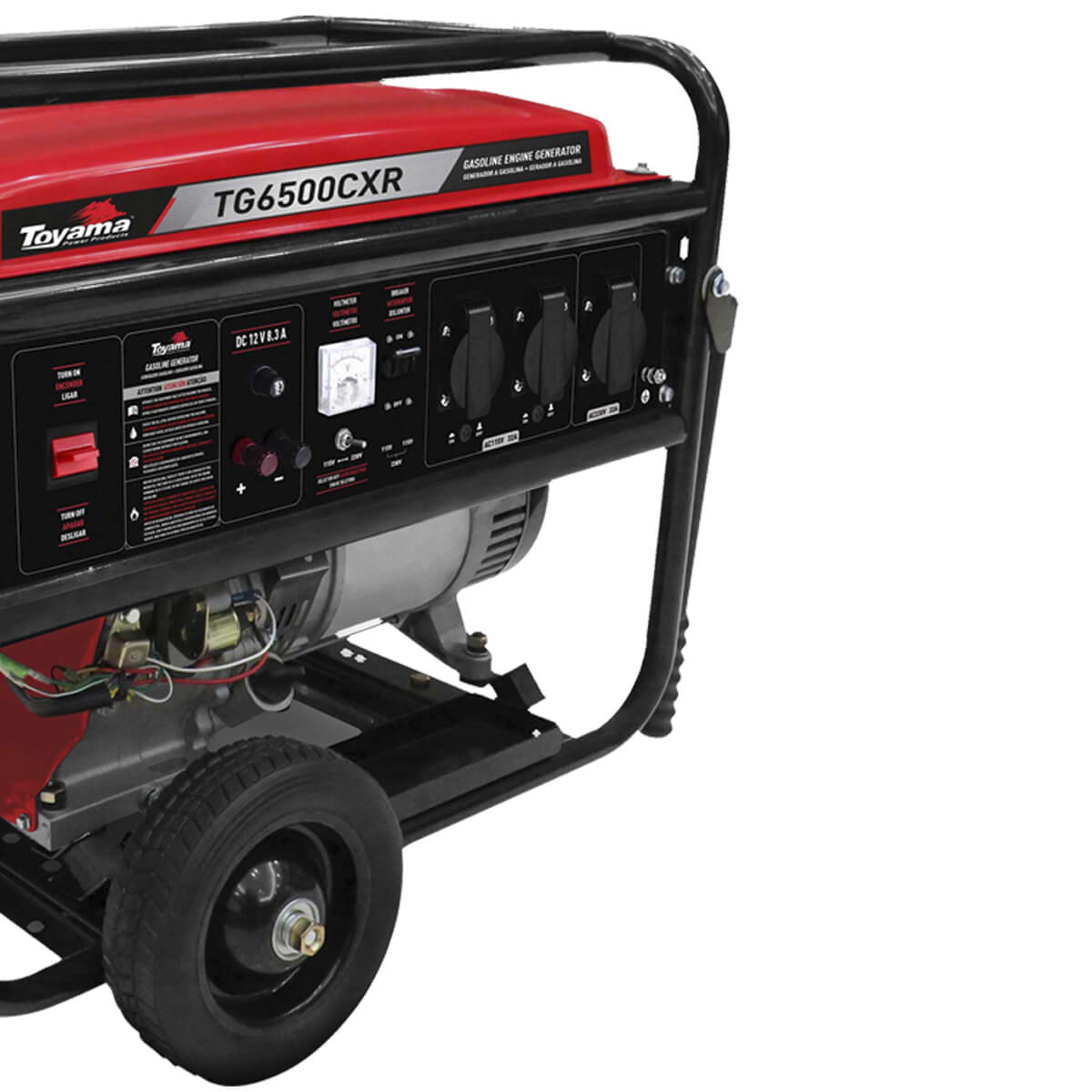Gerador a Gasolina 06kva Bivolt 4 Tempo Tg6500cxr Toyama