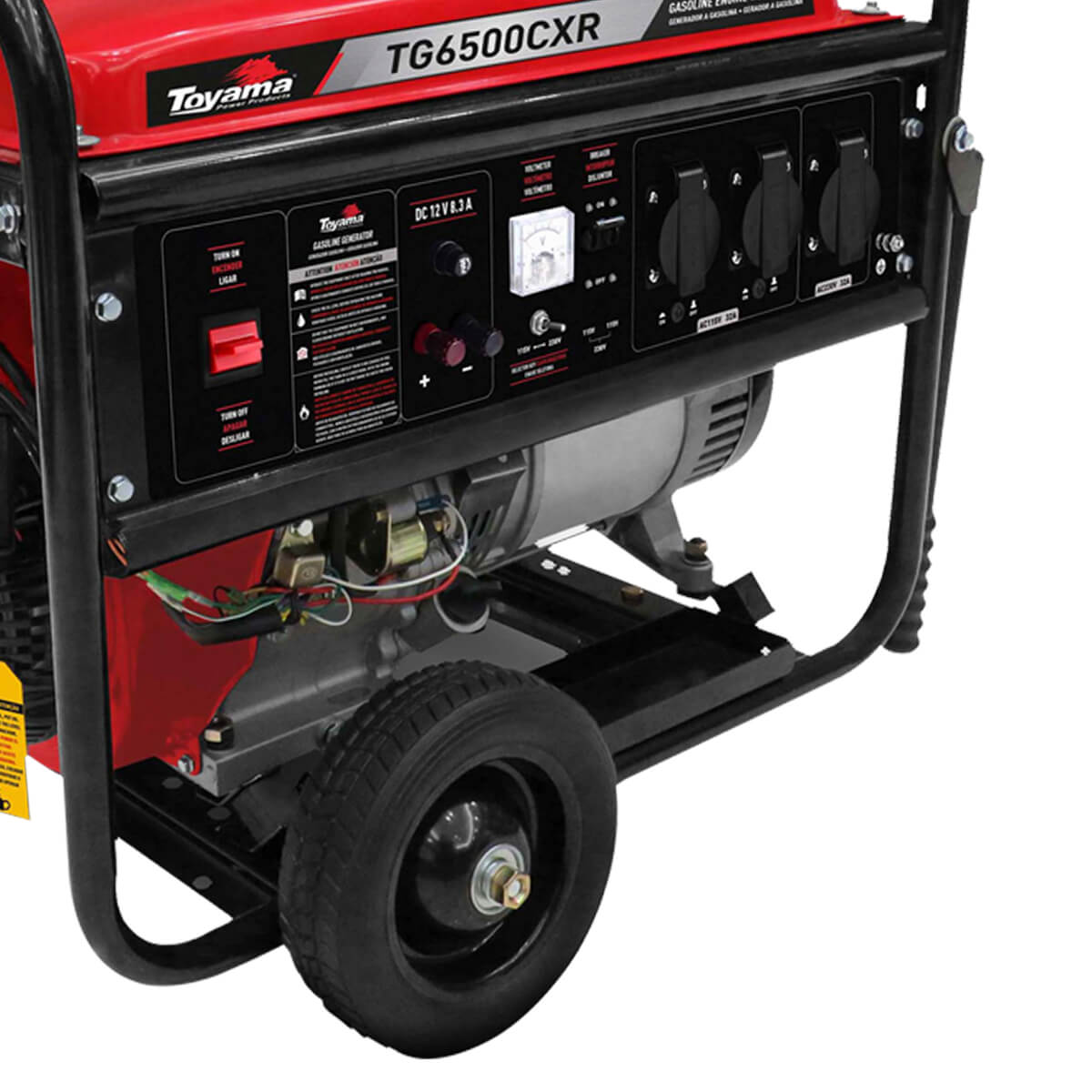 Gerador a Gasolina 06kva Bivolt 4 Tempo Tg6500cxr Toyama