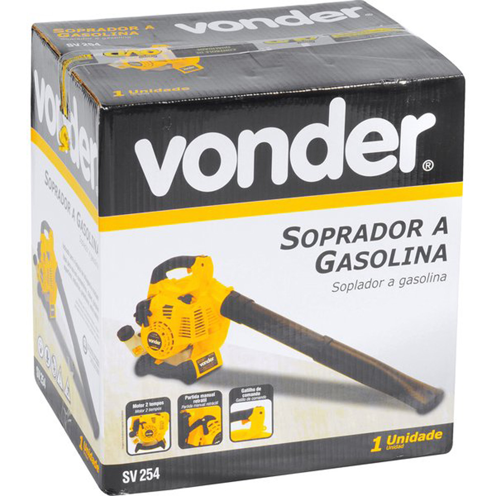 Soprador a gasolina 1HP 2 tempos SV 254 VONDER