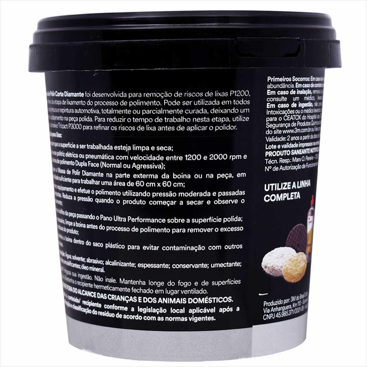 Massa de Polir Diamante 1Kg 3M