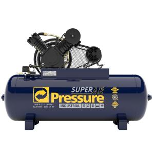 Compressor Pressure Super Ar 25 pés 250 Litros 5hp Trifásico Pressure